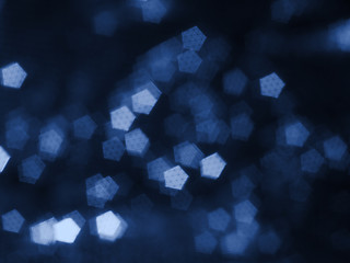 Image showing abstract blue blurry back