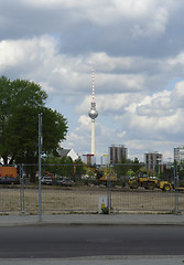 Image showing Berlin scenery with television tower