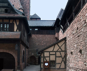 Image showing inside Haut-Koenigsbourg Castle in France