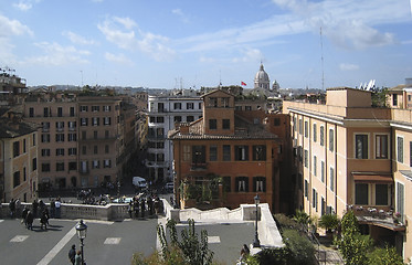 Image showing city view of Rome at summer time