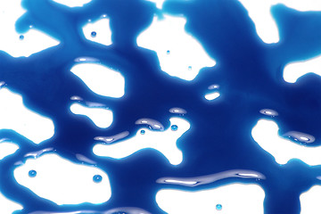 Image showing blue fluid