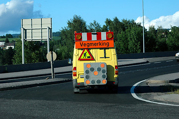 Image showing Road workers