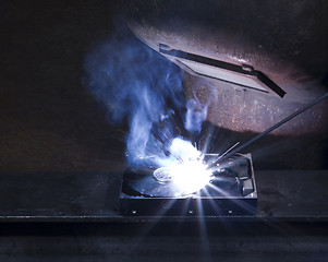 Image showing welding scenery
