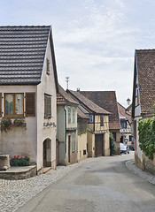 Image showing Mittelbergheim street scenery