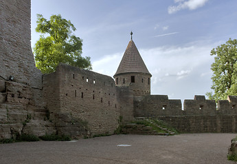 Image showing Wertheim Castle detail at summer time
