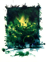 Image showing mystic jungle theme