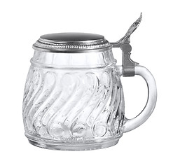 Image showing beer mug made of glass