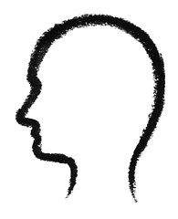 Image showing sketched head