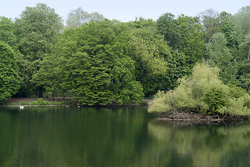 Image showing idyllic lake in D