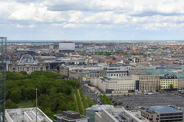 Image showing aerial view of Berlin