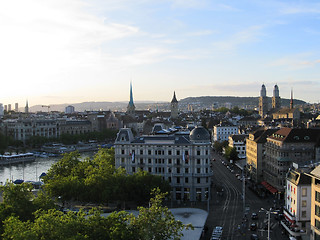Image showing Zurich city view