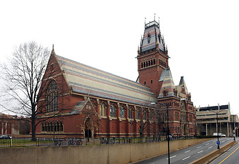 Image showing Cambridge Memorial Hall at winter time