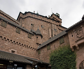 Image showing Haut-Koenigsbourg Castle detail