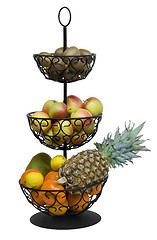 Image showing etagere with fruits
