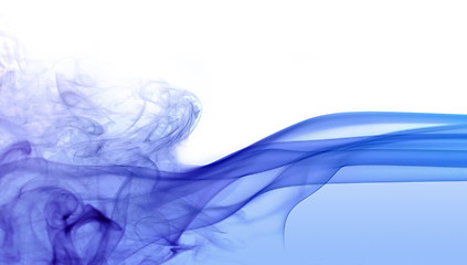 Image showing abstract blue smoke detail