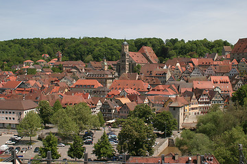 Image showing aerial picture of SchwÃ¤bisch Hall