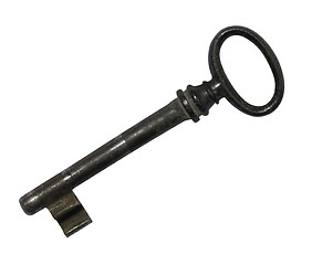 Image showing nostalgic old key