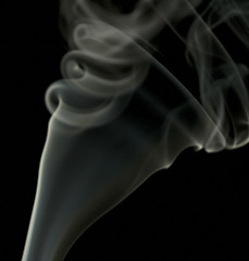 Image showing smoke detail in black back