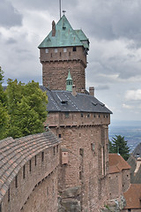 Image showing detail of the Haut-Koenigsbourg Castle