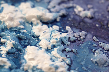 Image showing abstract wet paint closeup