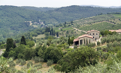 Image showing Tuscany landscape