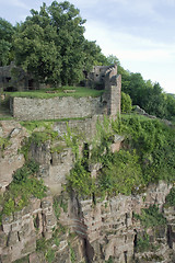 Image showing aerial view around Wertheim Castle