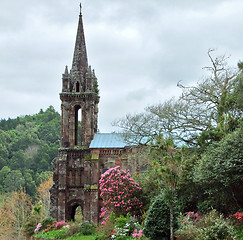 Image showing church ruin at S