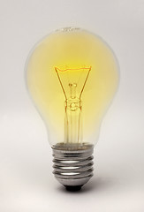 Image showing Glowing lightbulb