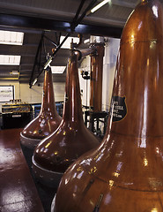 Image showing Malt whisky stills