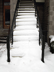 Image showing montreal winter morning