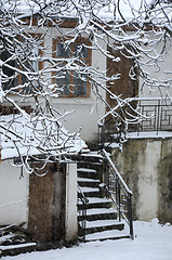 Image showing Part of Old White House in the Winter