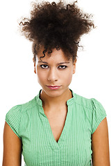 Image showing Frustrated angry woman