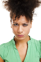 Image showing Frustrated angry woman