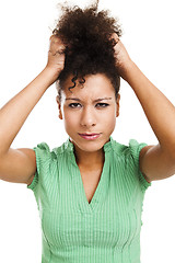 Image showing Frustrated woman