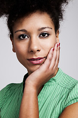 Image showing Portrait of a beautiful woman