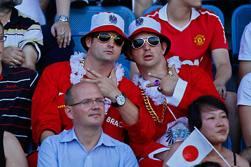 Image showing Football WC 2011: Austria vs. Japan