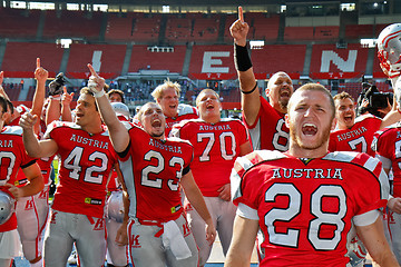 Image showing Football WC 2011: Austria vs. Australia