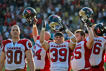 Image showing Football WC 2011: France vs. Canada