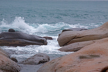 Image showing Yehliu Geopark Taiwan;