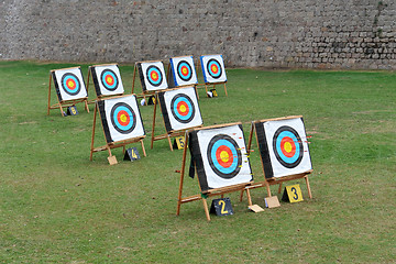 Image showing archery targets