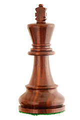 Image showing Chess piece - black king