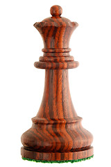 Image showing Chess piece - black queen