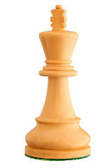 Image showing Chess piece - white king