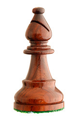 Image showing Chess piece - black bishop