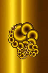 Image showing Gold background