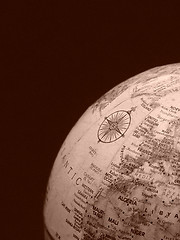 Image showing World Globe Corner