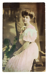 Image showing Vintage Postcard