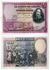 Image showing Old Spanish Money