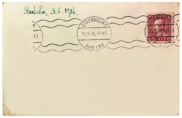 Image showing Swedish Post Card