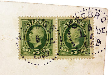 Image showing King Oscar II Stamps